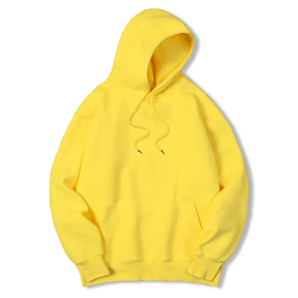 Men’s Casual Polyester Hoodie – Everyday Streetwear Style