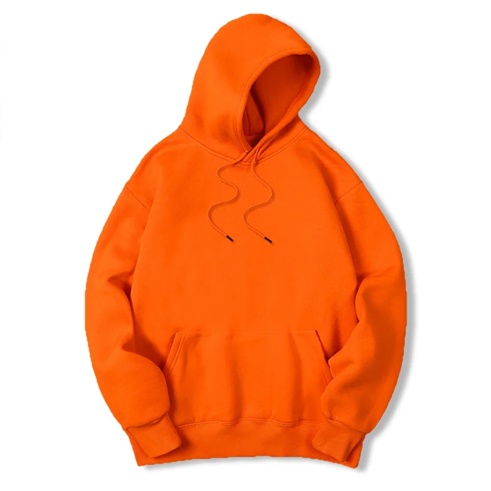 Men’s Casual Polyester Hoodie – Everyday Streetwear Style