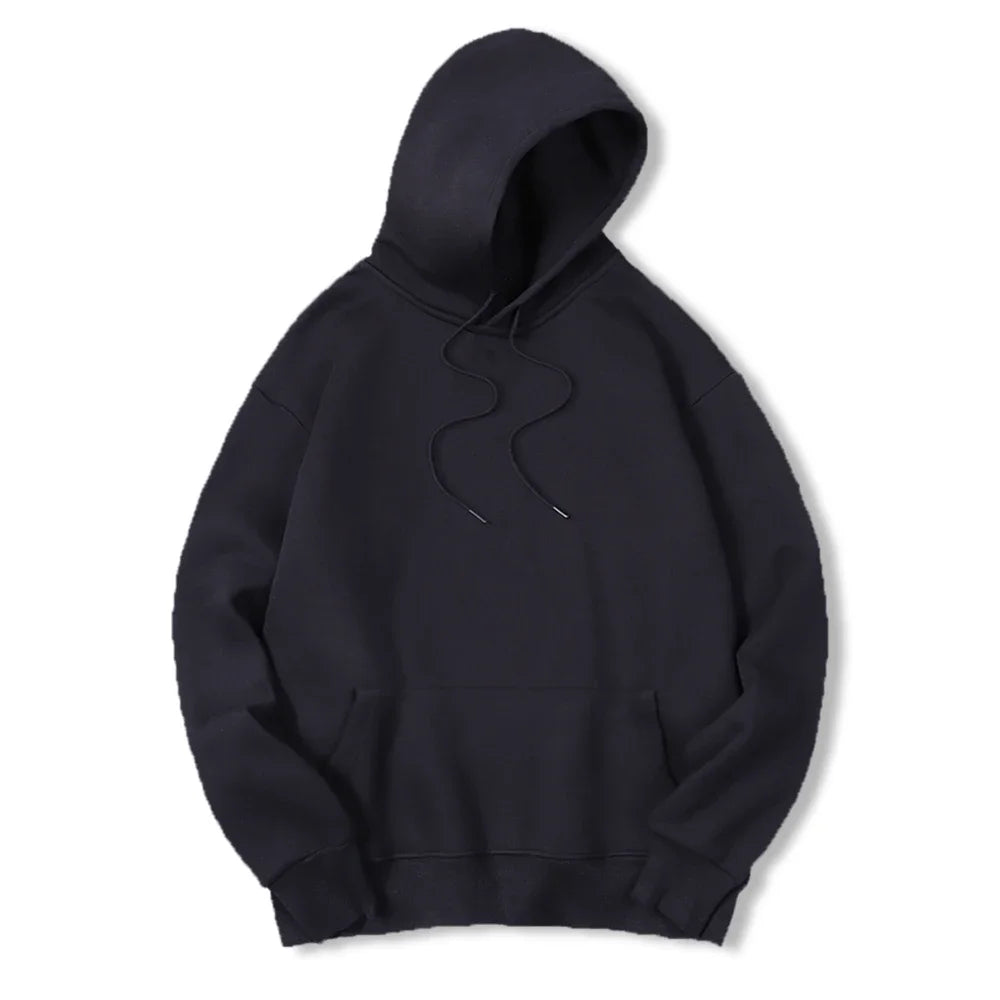 Men’s Casual Polyester Hoodie – Everyday Streetwear Style