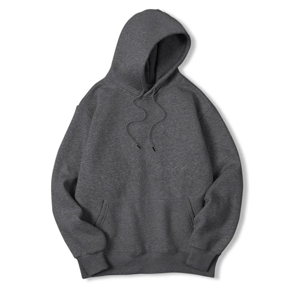 Men’s Casual Polyester Hoodie – Everyday Streetwear Style