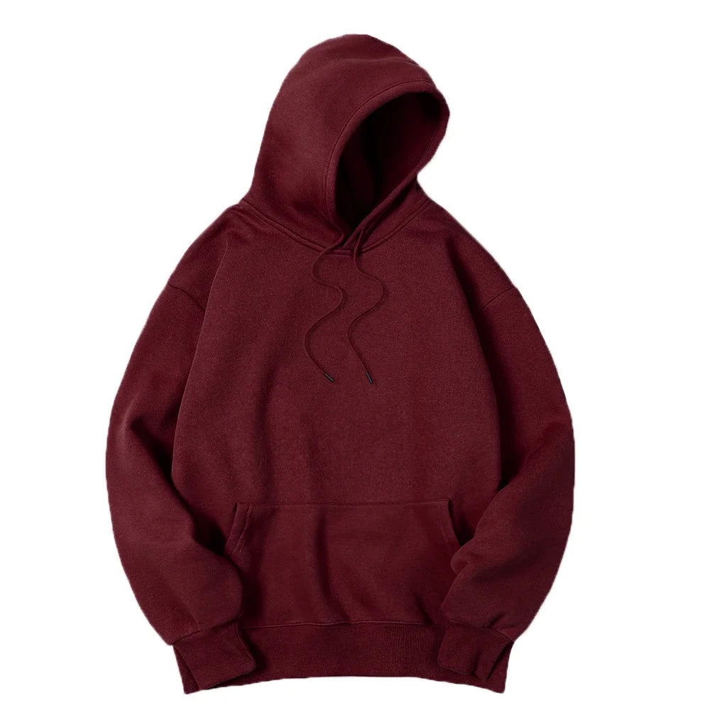 Men’s Casual Polyester Hoodie – Everyday Streetwear Style