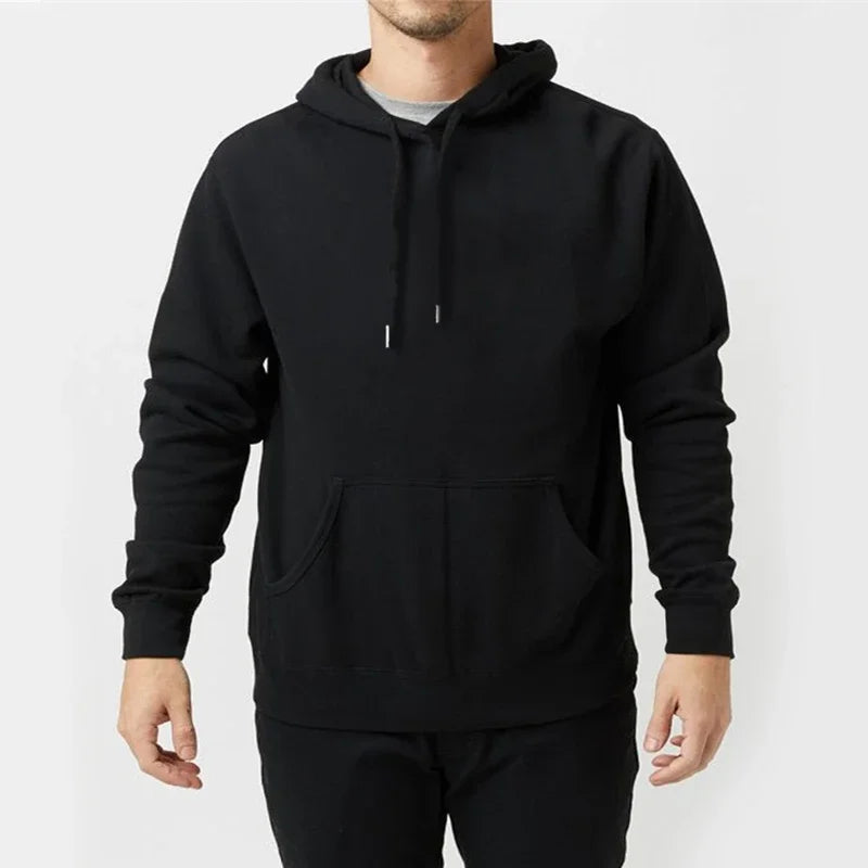 Men’s Casual Polyester Hoodie – Everyday Streetwear Style