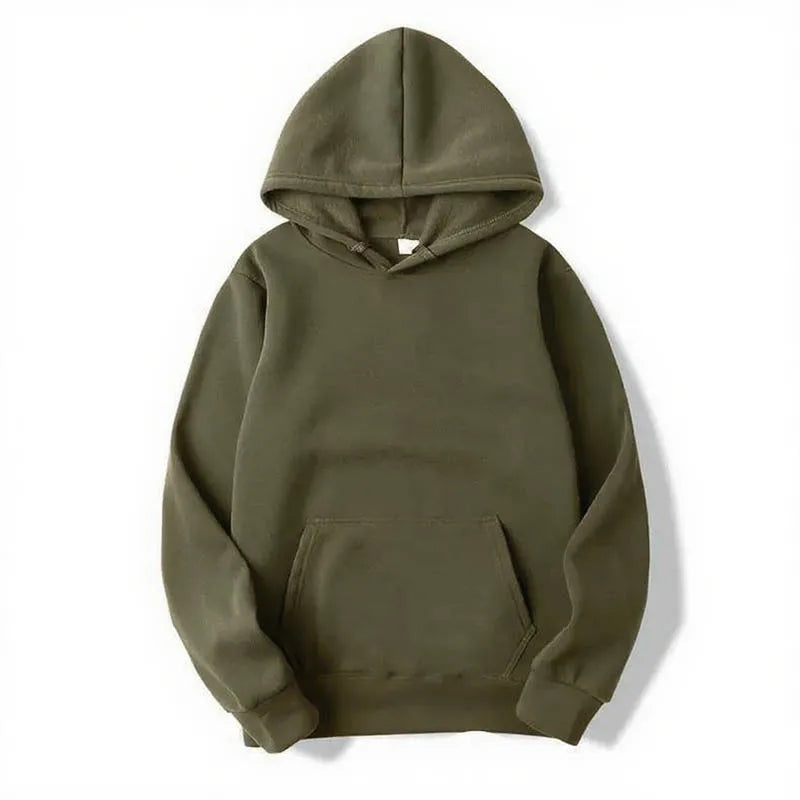 Men’s Casual Polyester Hoodie – Everyday Streetwear Style