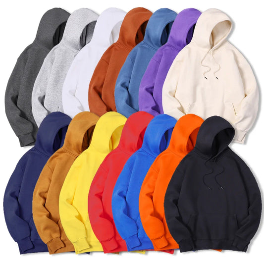 Men’s Fashion Wool Hoodie – Loose Fit, Warm & Comfortable Street Style Sweater